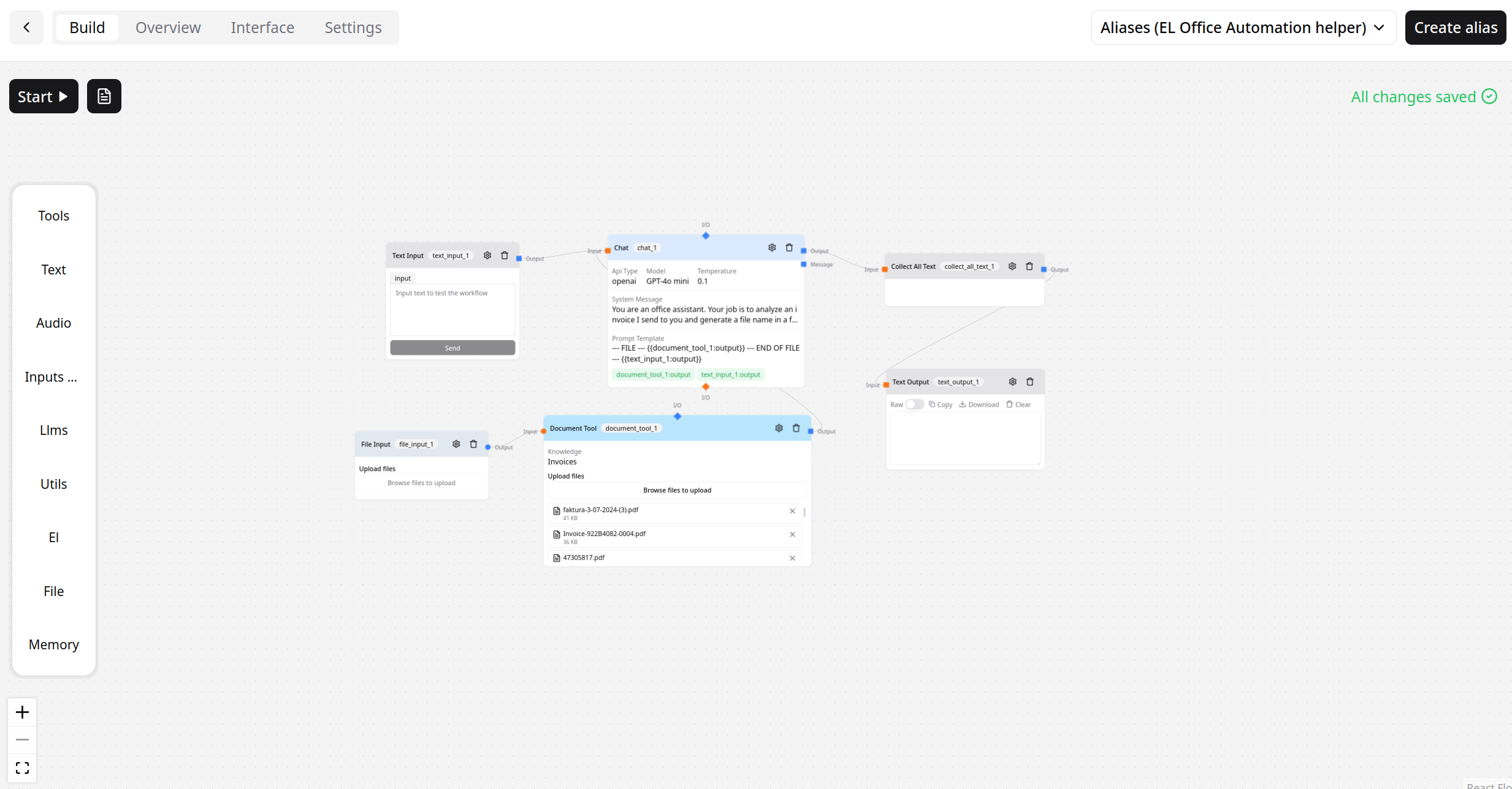 BuildEL 0.2 new workflow editor